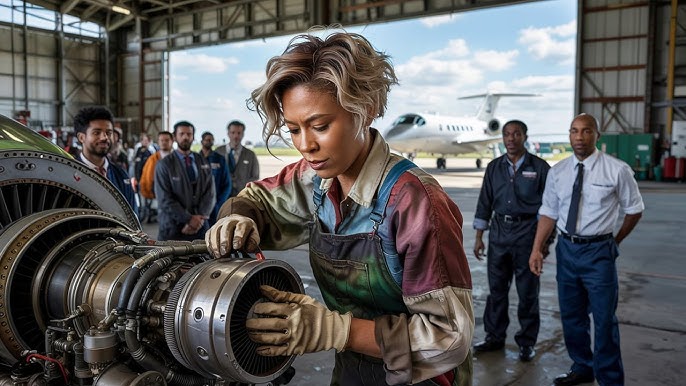 If You Permit, I Will Fix It, No One Could Fix Billionaire's Jet Engine  Until A Homeless Girl Did - YouTube