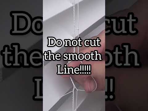 HOW TO SHORTEN A CORDLESS FAUXWOOD BLIND #levolor #fauxwoodblinds