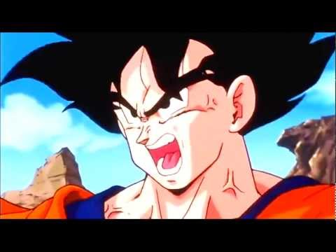 DBZ Goku Turns Super Saiyan In Front the Androids