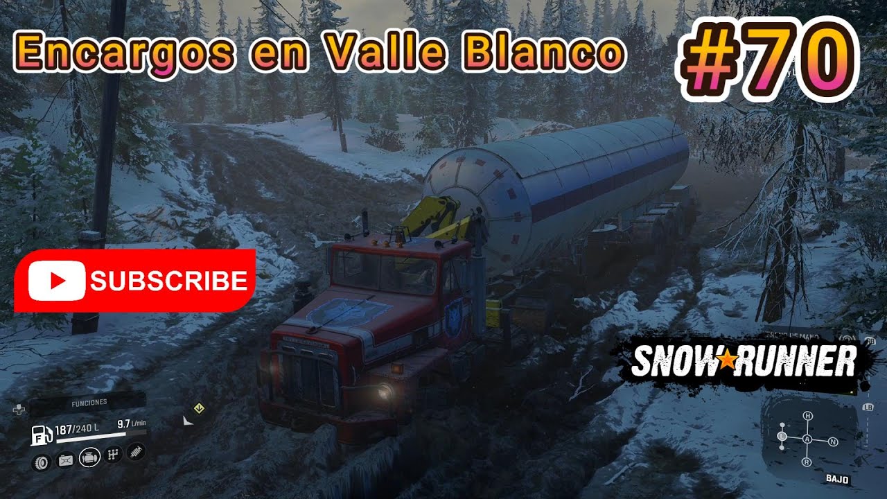 Snowrunner Temporada II - Capitulo #70 encargos en valle blanco 