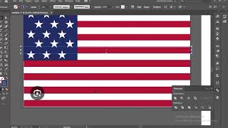 How to Make an American Flag #americanflags #adobeillustrator screenshot 1