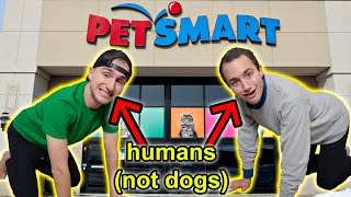 Going to PetSmart.. but we're humans (not dogs)