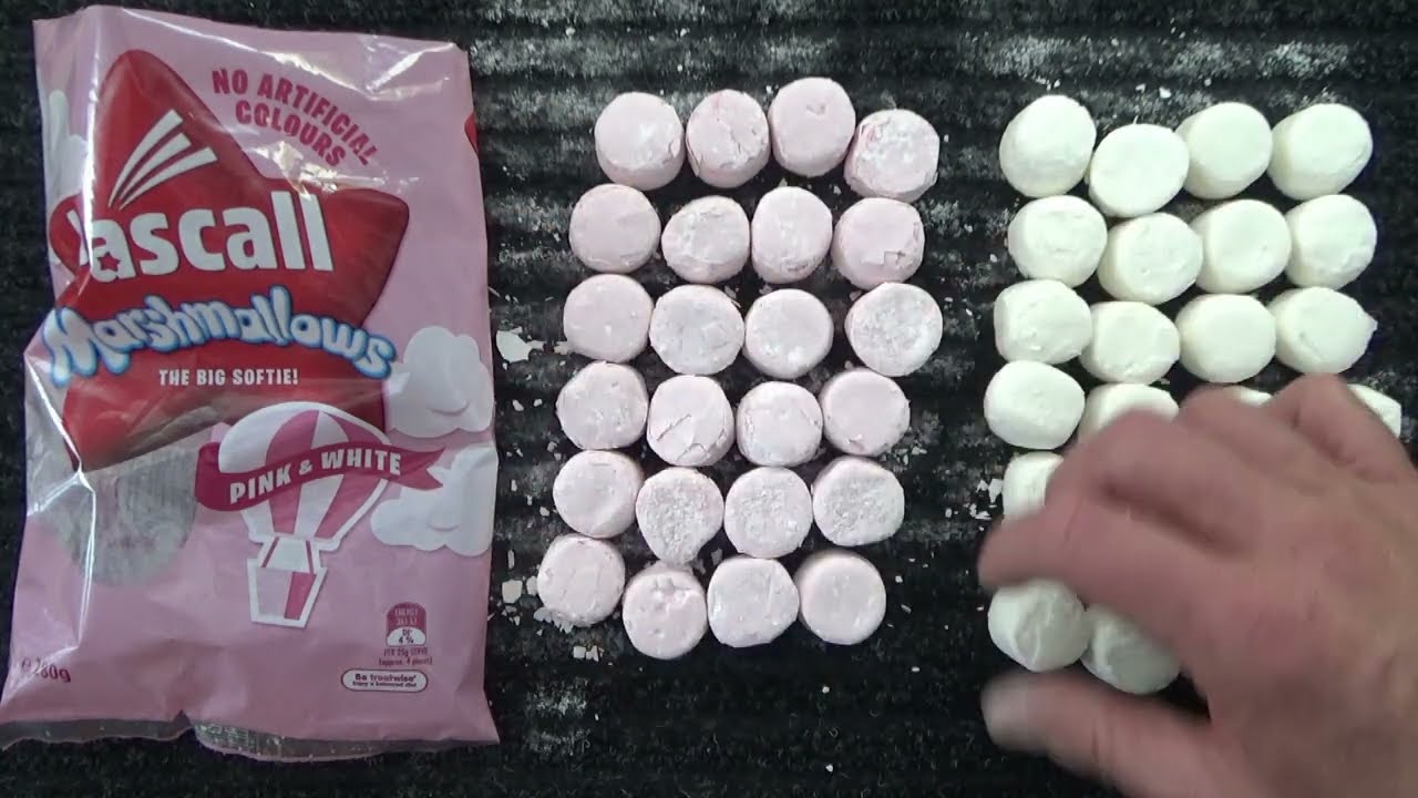 ASMR - Marshmallows - Australian Accent - Discussing in a Quiet Whisper, Some Eating & Crinkles