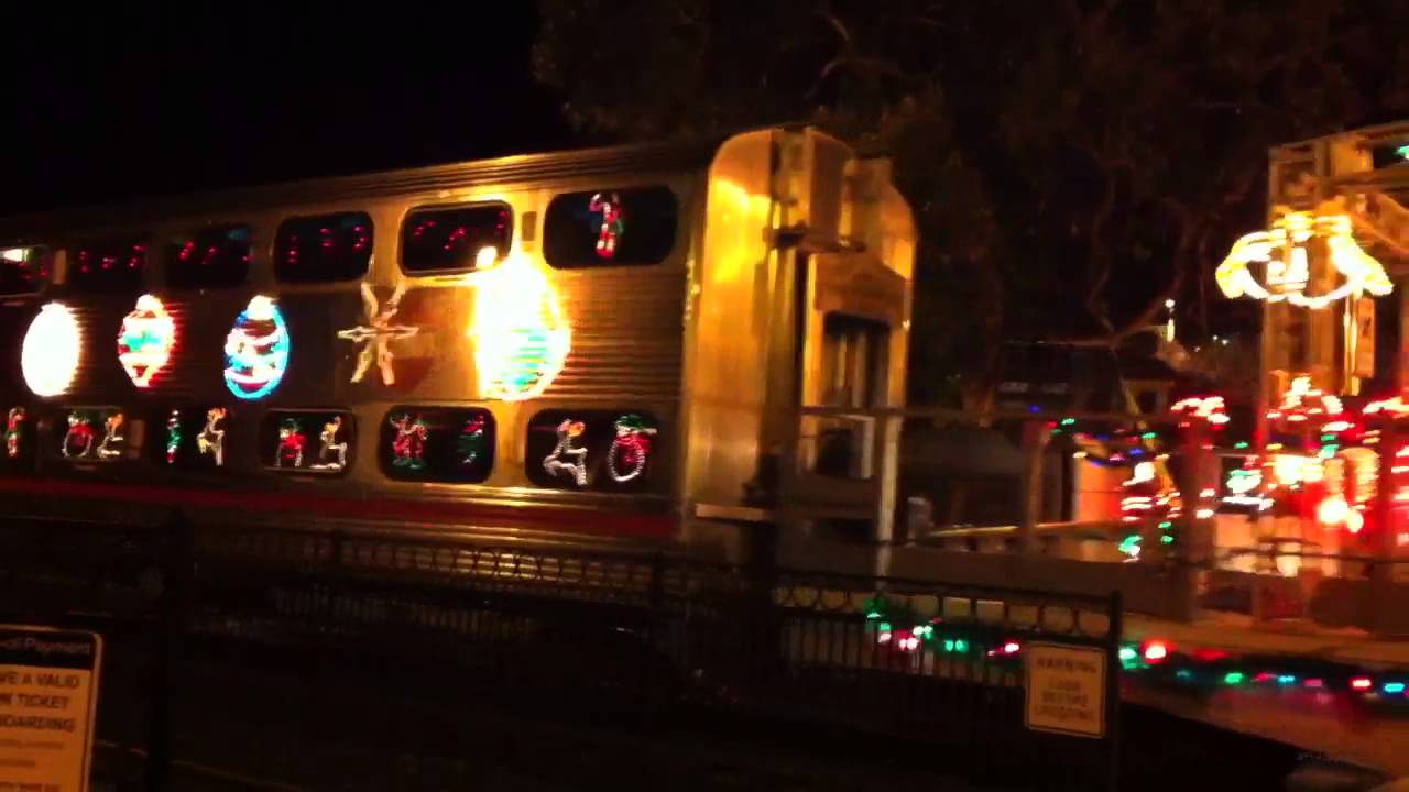 Caltrain holiday train YouTube