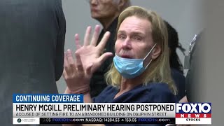 Preliminary hearing for arson suspect postponed