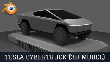 Tesla Cybertruck - Blender Timelapse