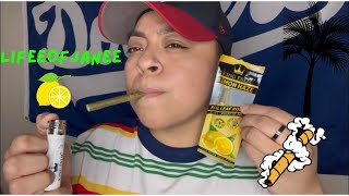 Trying King Palm Lemon Haze 🍋