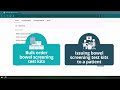 Healthcare Provider Portal – Bowel Cancer Screening: Issue bowel test kits to eligible patients