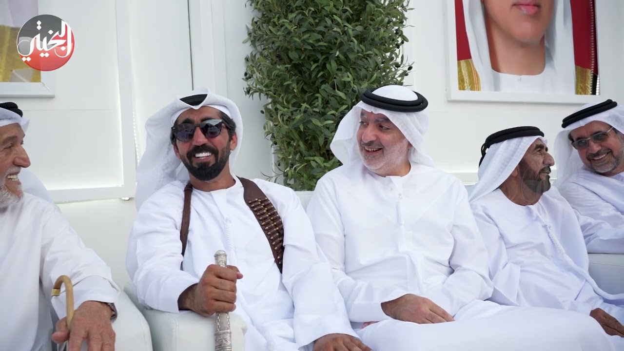 طالب بن صقر وأحمد بن صقر و الشيوخ يحضرون أفراح الشحوح برأس الخيمة