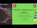 How to modify of angular application | Angular Latest Tutorial