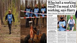 Celebrity Harry Follows Diana’s Footsteps in Ukraine | HALO Trust Demining with AI Robots Profile