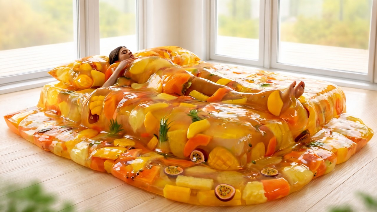 The Most INSANE  Jelly Beds You’ll Ever See 🛏️🤯 Satisfying ASMR