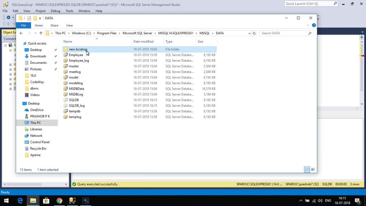How to attach and Detach an SQL Server Database in SQL Server ...