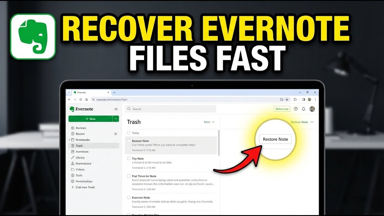 How to Recover Files with Evernote - Full Guide - YouTube