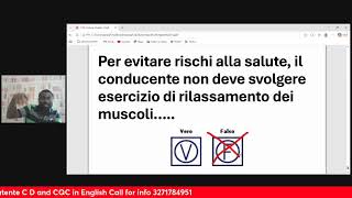 CQC comune Chapter 13  Lesson 6  Quiz sulla postura corretta alla guida