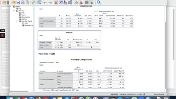 How to Conduct a One-Way ANOVA with Sidak Post Hoc test using SPSS.