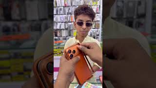 🍊iPhone 15Pro Max titanium colour convert to metal plate 17 Pro Maxcosmic Orange with flash light