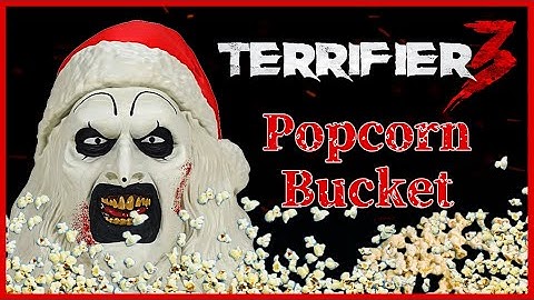 Art The Clown Terrifier 3 Popcorn Bucket Unboxing & Review! Movie Theater Horror Collectibles!