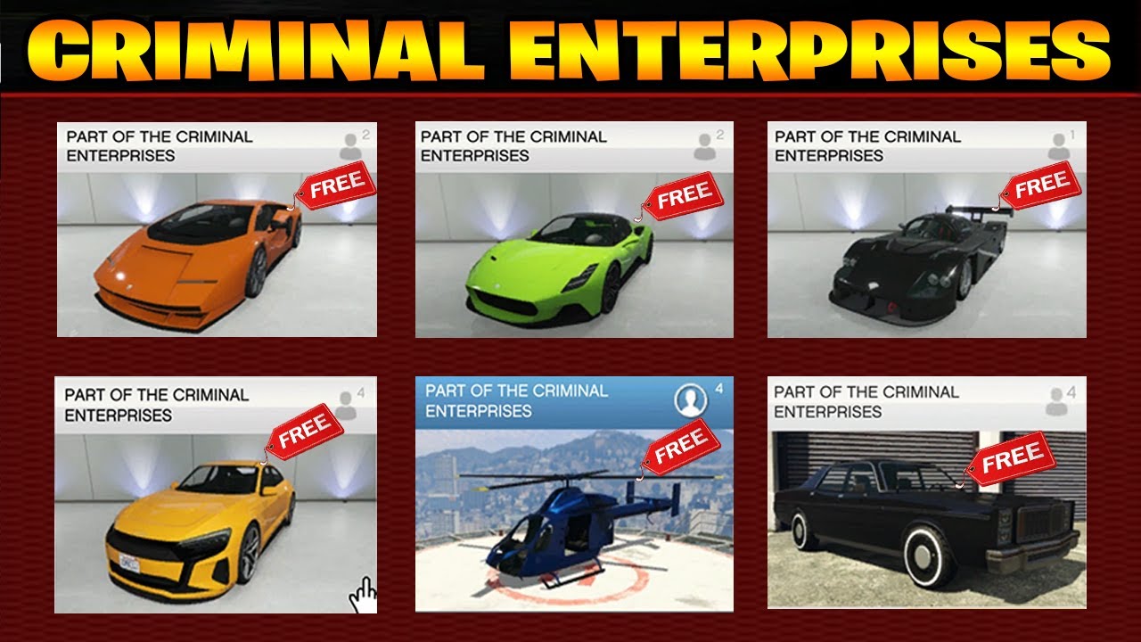 How To Get All Criminal DLC Vehicles For FREE! (GTA 5 Online)