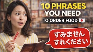 Ordering Food in Japan? 10 Phrases You Need 🇯🇵 Japanese for beginners 