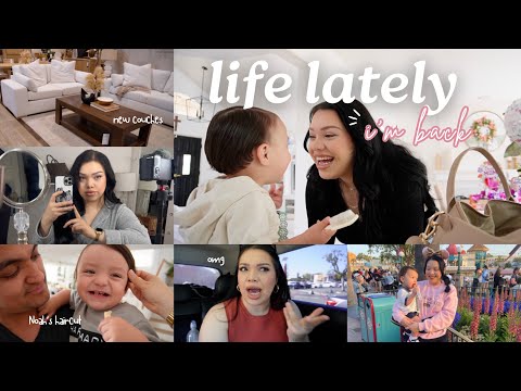 LIFE LATELY | NEW FURNITURE, NOAH’S HAIRCUT, DISNEYLAND & MORE!