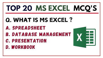 MS Excel MCQ | Top 20 MS Excel Questions and Answers | Computer Tech Academy