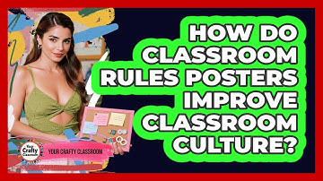 How Do Classroom Rules Posters Improve Classroom Culture? - Your Crafty Classroom