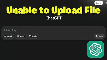 How To Fix ChatGPT “Unable To Upload File” ✅