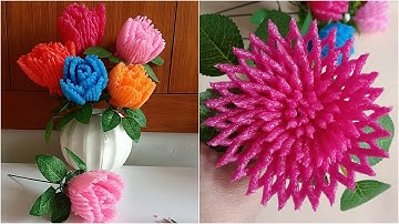 DIY Stunning Flowers with Fruit Foam Net | Creative Craft Ideas