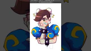 Desenhando a Chun-Li - #Shorts