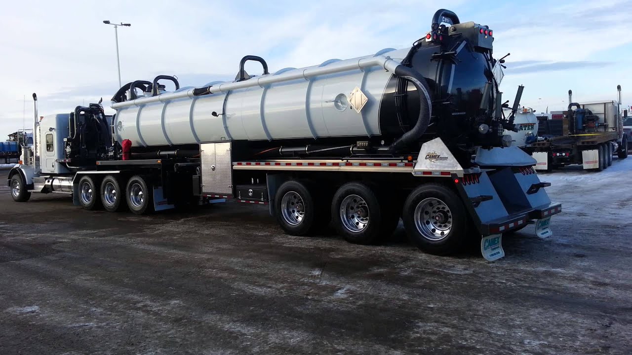 2013 CAMEX 188 BBL STRAIGHT VAC Kenworth Combo YouTube