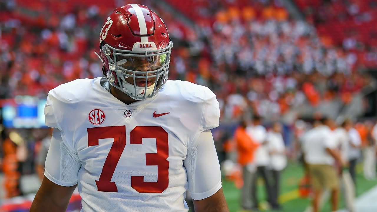 New York Giants select Alabama OT Evan Neal with the 7th pick ...