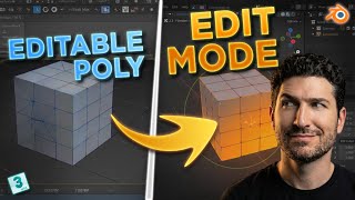 Si sabes Editable Poly, ya sabes modelar en Blender | 3dsMax to Blender - Parte 4