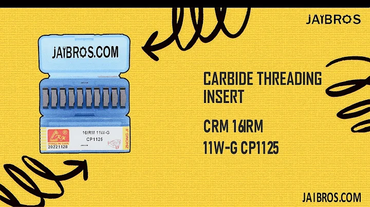 16 ER/IR 11W External/Internal Threading CRM Carbide Insert - Jaibros