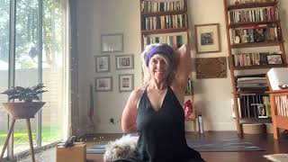 Yoga Flow, L2+,  Moves to Eka Pada Ustrasana (one legged camel pose or camel w/ a mermaid bind)