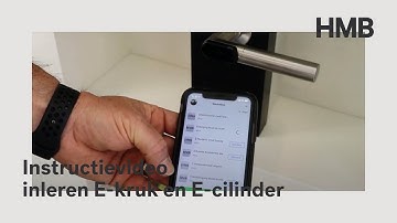 Instructievideo | Inleren Kleverkey E-kruk of E-cilinder | HMB