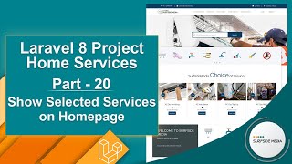 Laravel Home Services Project - Show Selected Services on Homepage