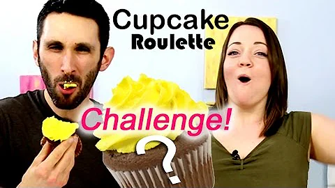GROSS CUPCAKE Roulette CHALLENGE!!  Peanut Butter ...