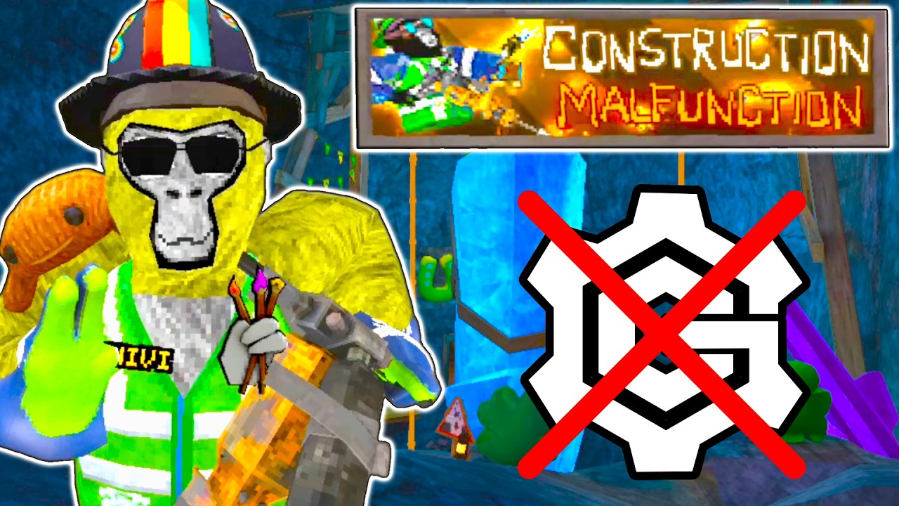 Gorilla Tag added a MYSTERY CONSTRUCTION update!?