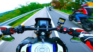 INSANE RIDE 🔊 🎧 - MT-09 Gapped by Honda X-ADV