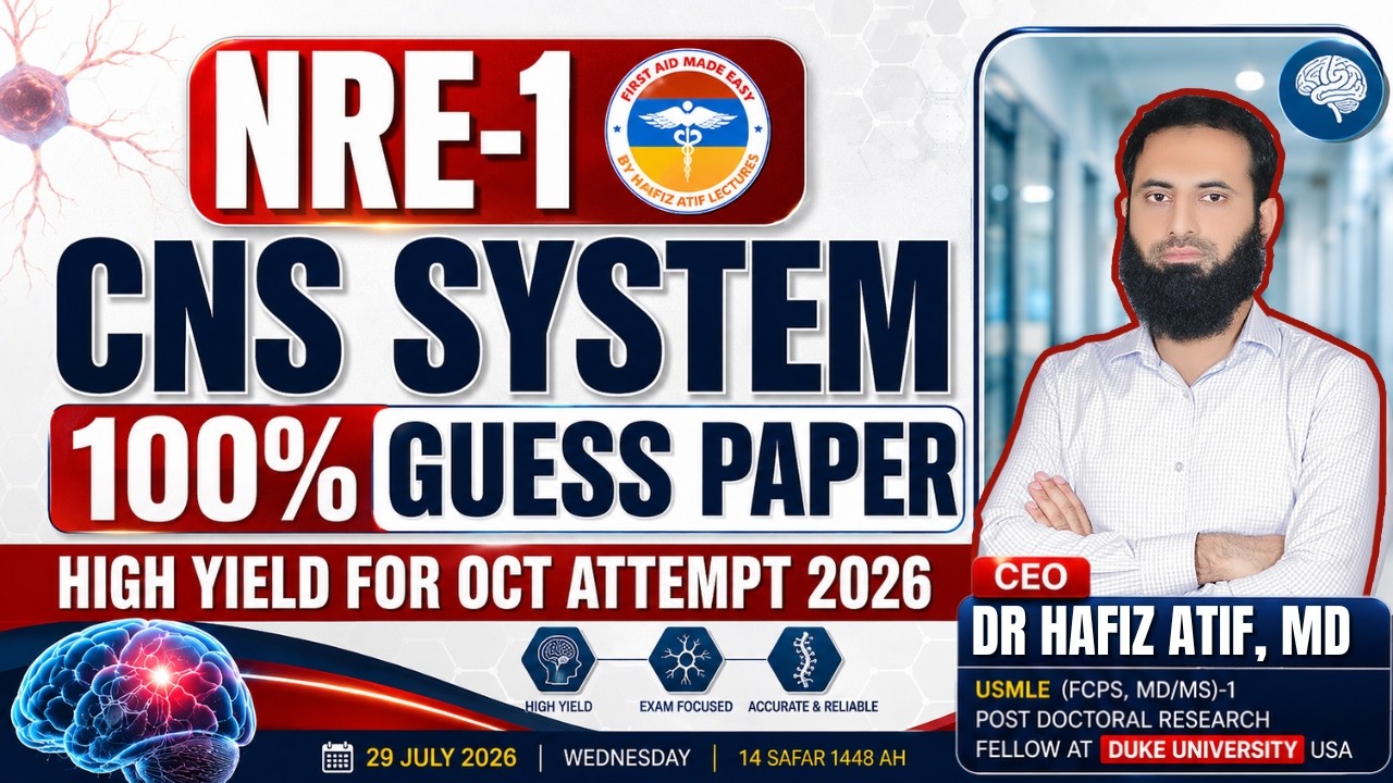🧠 NRE-1 | 100% Guess Paper | CNS System | OCT ATTEPMT 2026 | FAME Platform