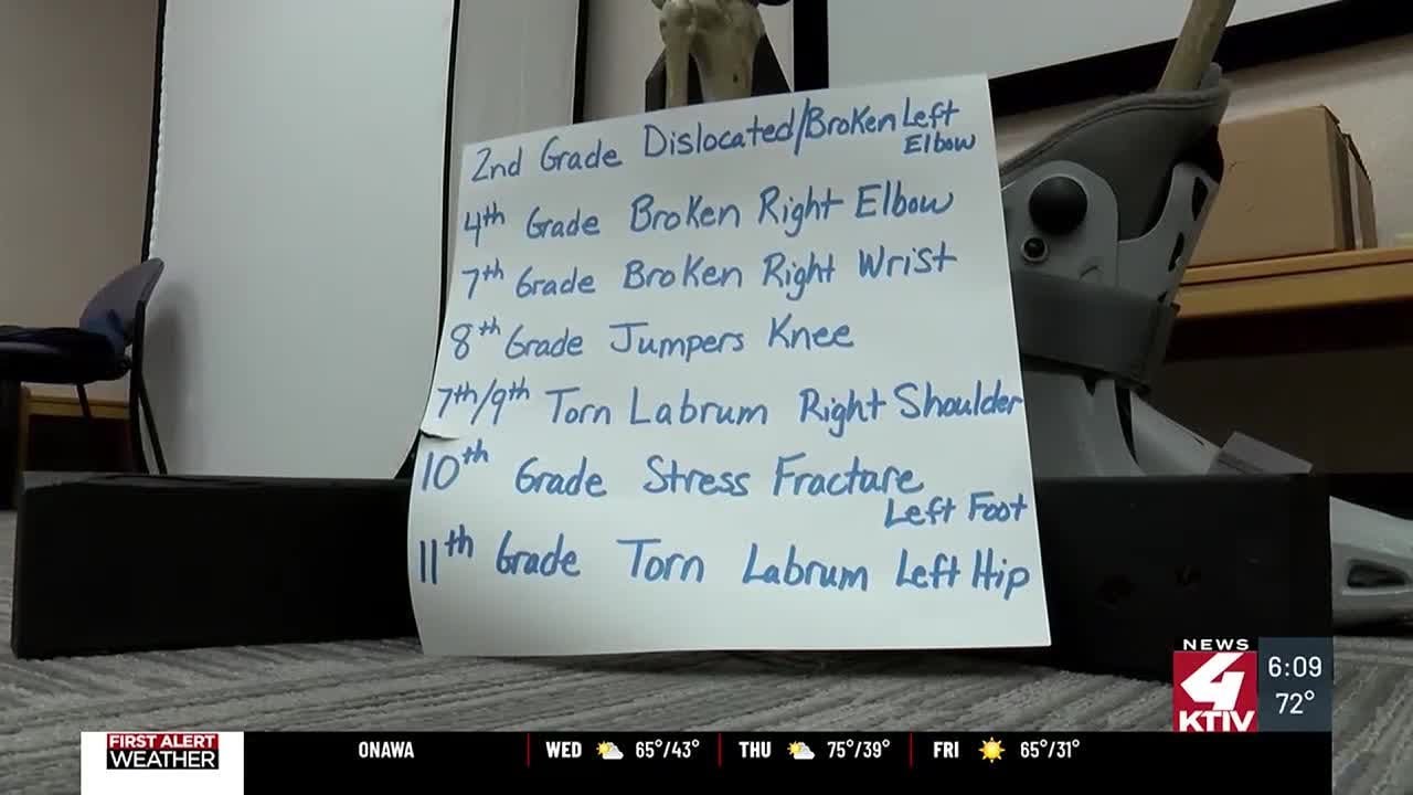 CNOS: Hip Injury turned college student studying sports medicine