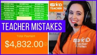 🍎 VIPKID TOP TEACHER MISTAKES (for new teachers) → Get Bookings & Regular Students