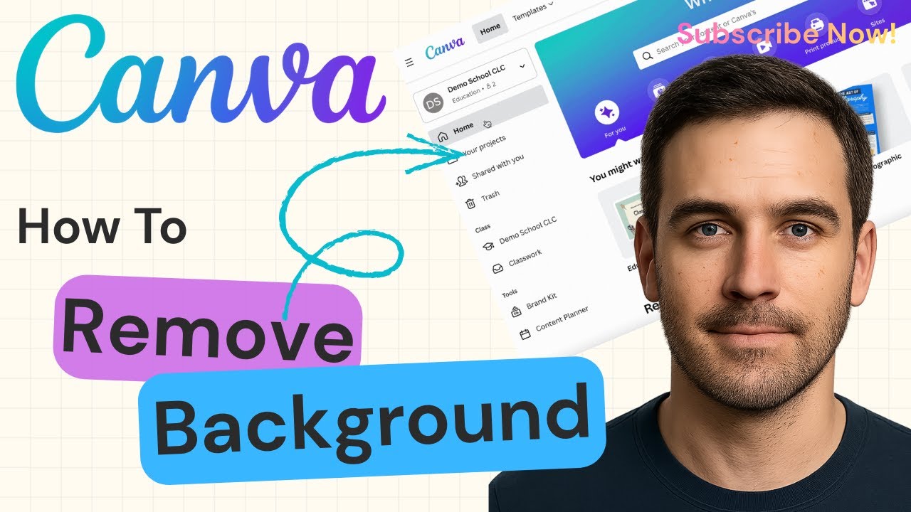 How to Remove Background in Canva | Canva Tutorial 2025