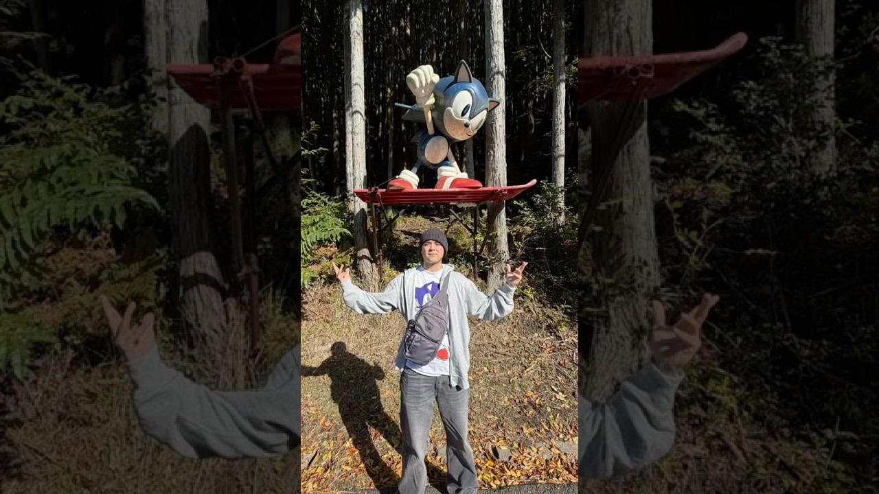 II VISITED THE ABANDONED JAPAN SONIC STATUE!!! 