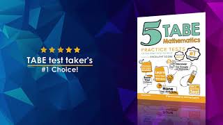 Book Trailer: 5 TABE Math Practice Tests: Extra Practice to Help Achieve an Excellent Score