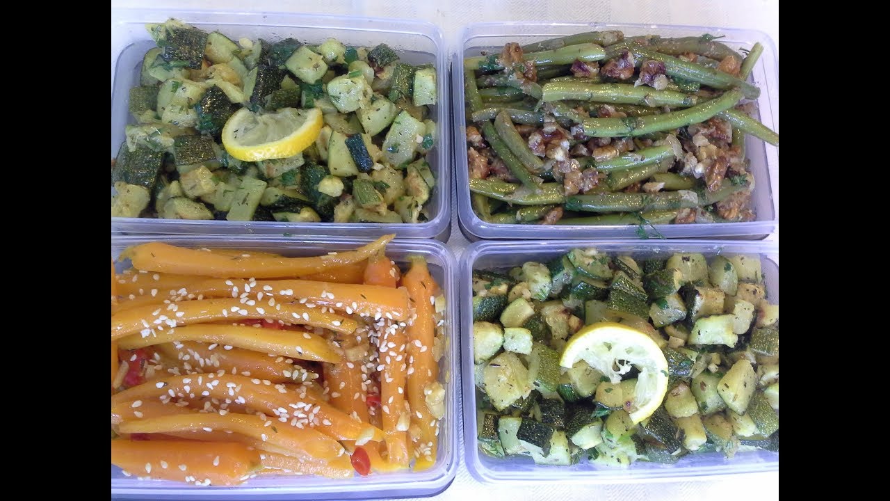 كيف تحضري سلطات مسبقا🌶 للعمل أو كمقبلات والاحتفاظ بها في المجمد 😉 الوقت(خاص بالسيدات العاملات)