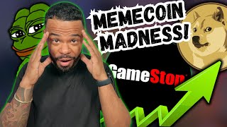 Game Stop PUMPING! PEPE up! Crow with a Knife! Memecoin PUMP! LFG!