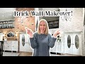 BRICK WALL MAKEOVER