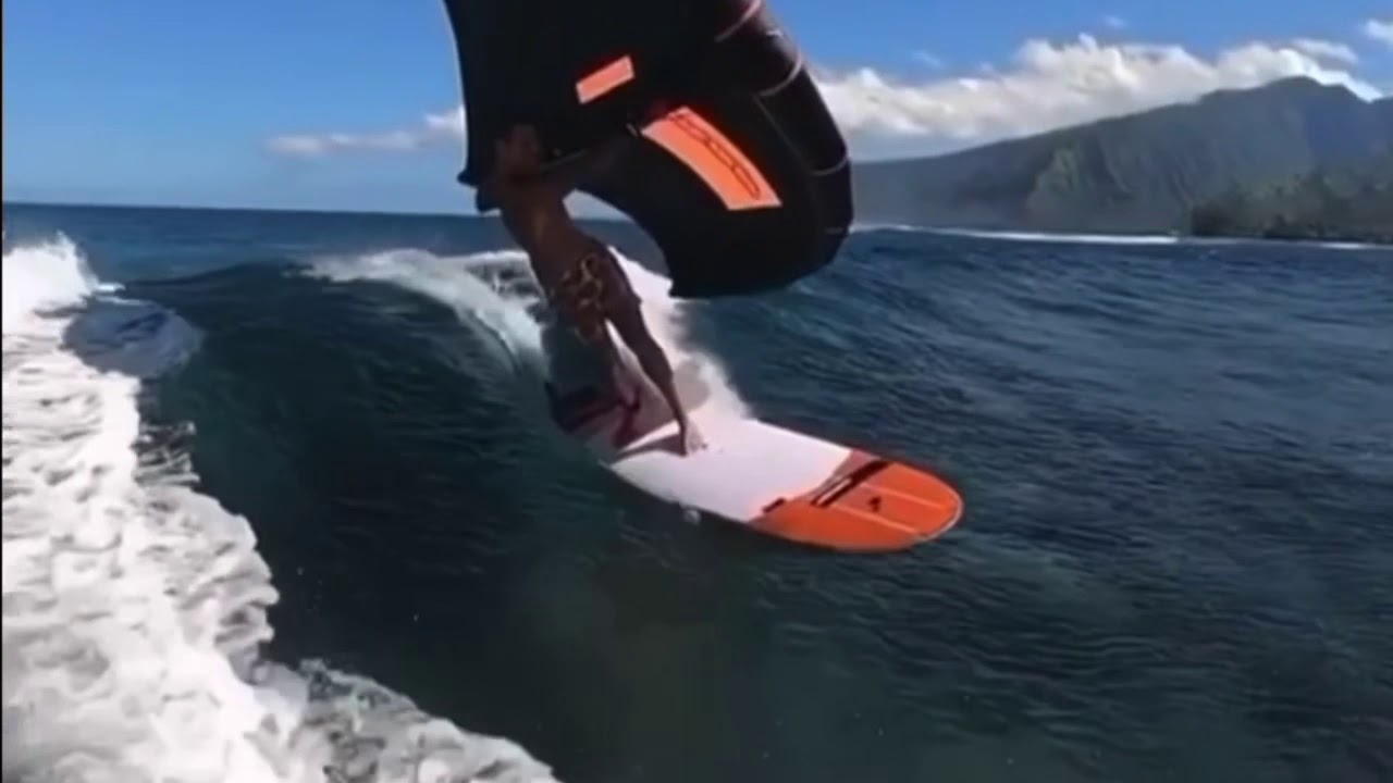Wingsurf with a SUP